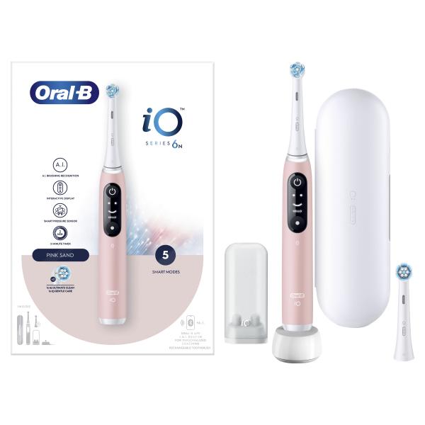 Spazzolini Da Denti - OraL-B - Serie Io6n - Sabbia Rosa - Elettrici