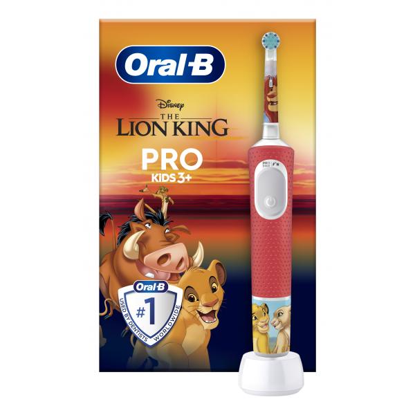 Spazzolino Elettrico - OraL-B - Vitality Pro 103 - Il Re Leone - 2 Modalità - Per Bambini Dai 3 Anni In su