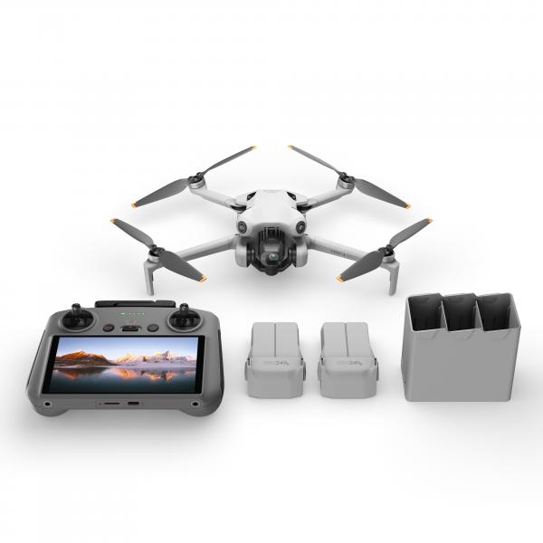 Drone - Dji - Mini 4 Pro Fly More Combo - Fotocamera 4k Hdr - Controllo Da Smartphone - Durata Batteria 34 Min