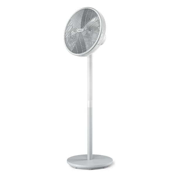 Ventilatore A Piantana - Philips - Cx2550/00 - Altezza Regolabile 82-125 Cm - Ultra Silenzioso - Bianco