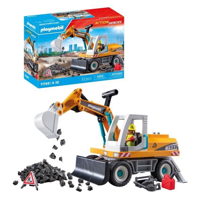 Playmobil 71749 Escavatore Meccanico E Operaio - Image 5
