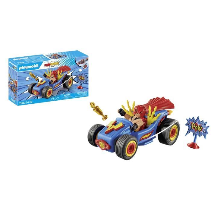Playmobil 71632 Lottatore E Kart, Funstars, 39 Pezzi, Dai 4 Anni In su - Image 4