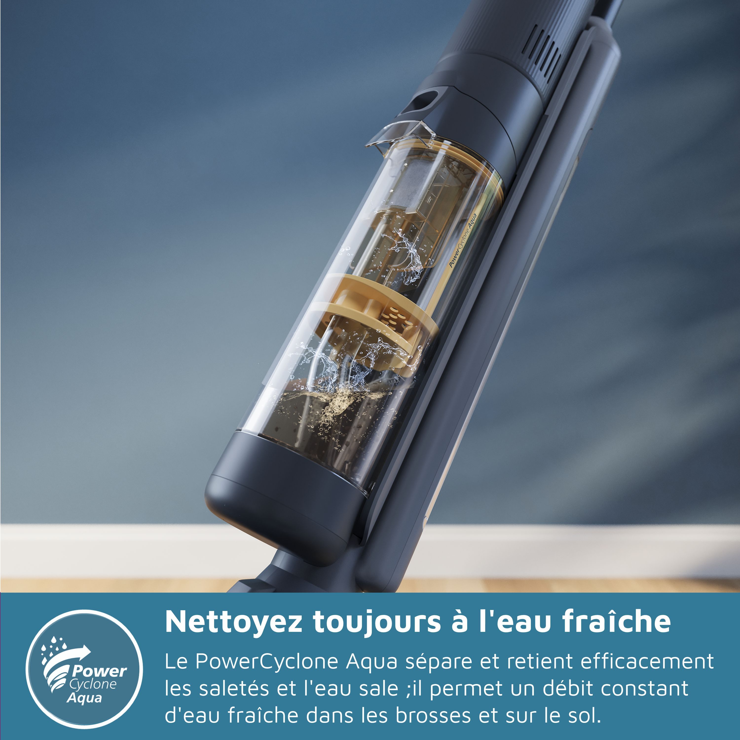 Aspiradora Inalámbrica - Philips Aquatrio Xw7264/11 - 21,6 V - 450 Ml - 2500 Rpm - Image 5