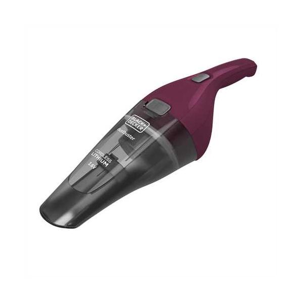 Aspirapolvere Portatile A Batteria - Black & Decker - Nvc115W-Qw - 8 Aw - 3,6 V 1,5 Ah - Bordeaux