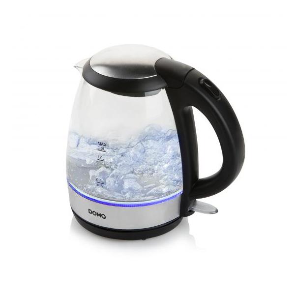Hervidor De Cristal - Domo - Do9218wk - 2200 W - 1,2 L - Base Giratoria - Jarra De Cristal