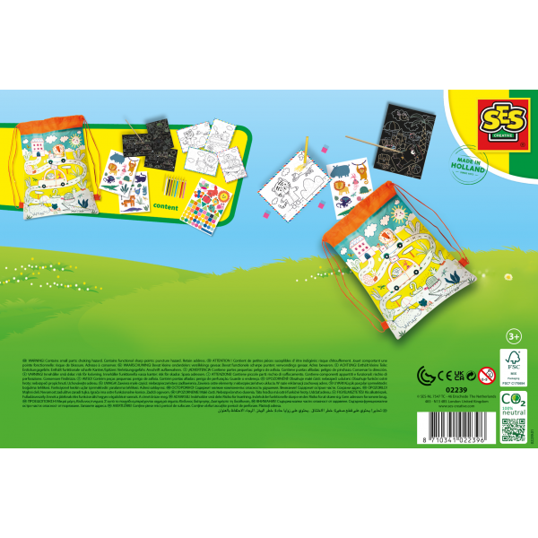 Borsa Da Viaggio E Attività - Ses Creative - Ricca Di Giochi E Attività Per Viaggiare. - Image 3