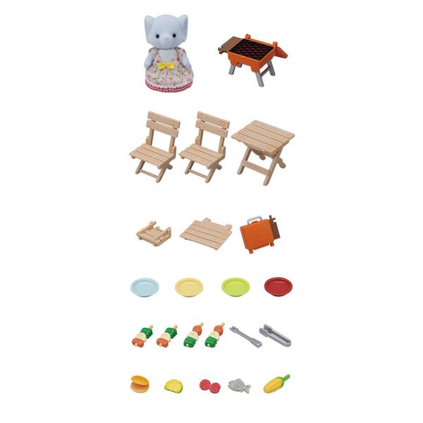 Sylvanian Families - La Ragazza Dell'elefante E Il Suo Set Da Picnic - Image 4