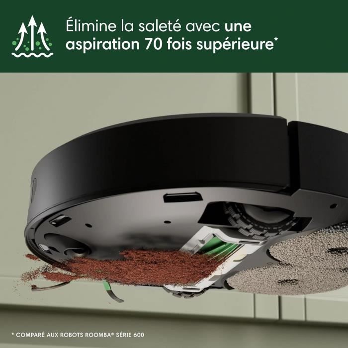 Robot Aspirapolvere - Irobot Roomba Plus 405 - Nero - Compatibile Con Iot - Pulizia Programmabile - Image 3