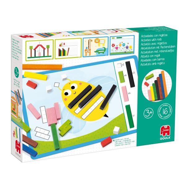 Gioco Educativo - Goula - Attività Con Righelli - Apprendimento Dei Numeri E Della Logica Matematica