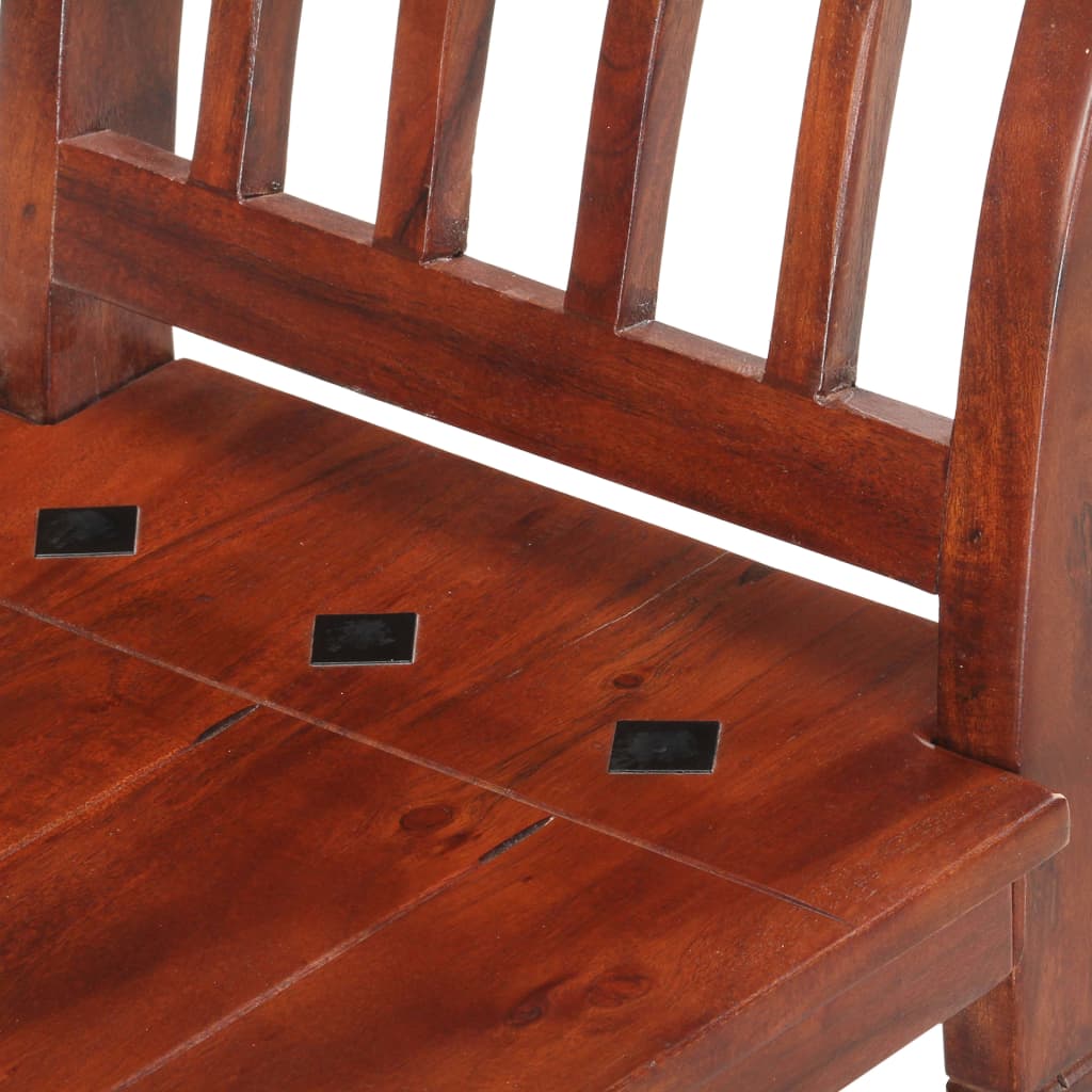 Panca 111 Cm In Legno Massello Di Acacia - Image 4