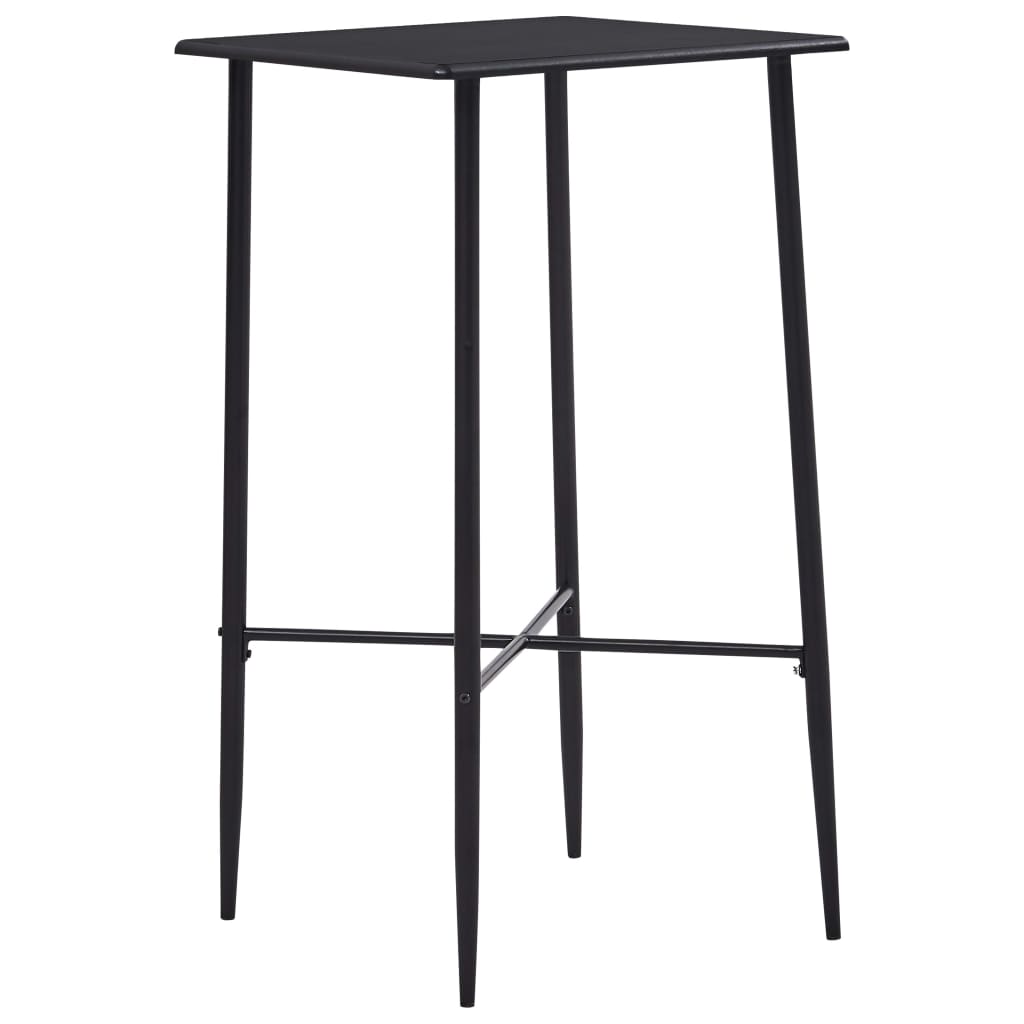 Set Da Bar 5 Pz In Tessuto Nero