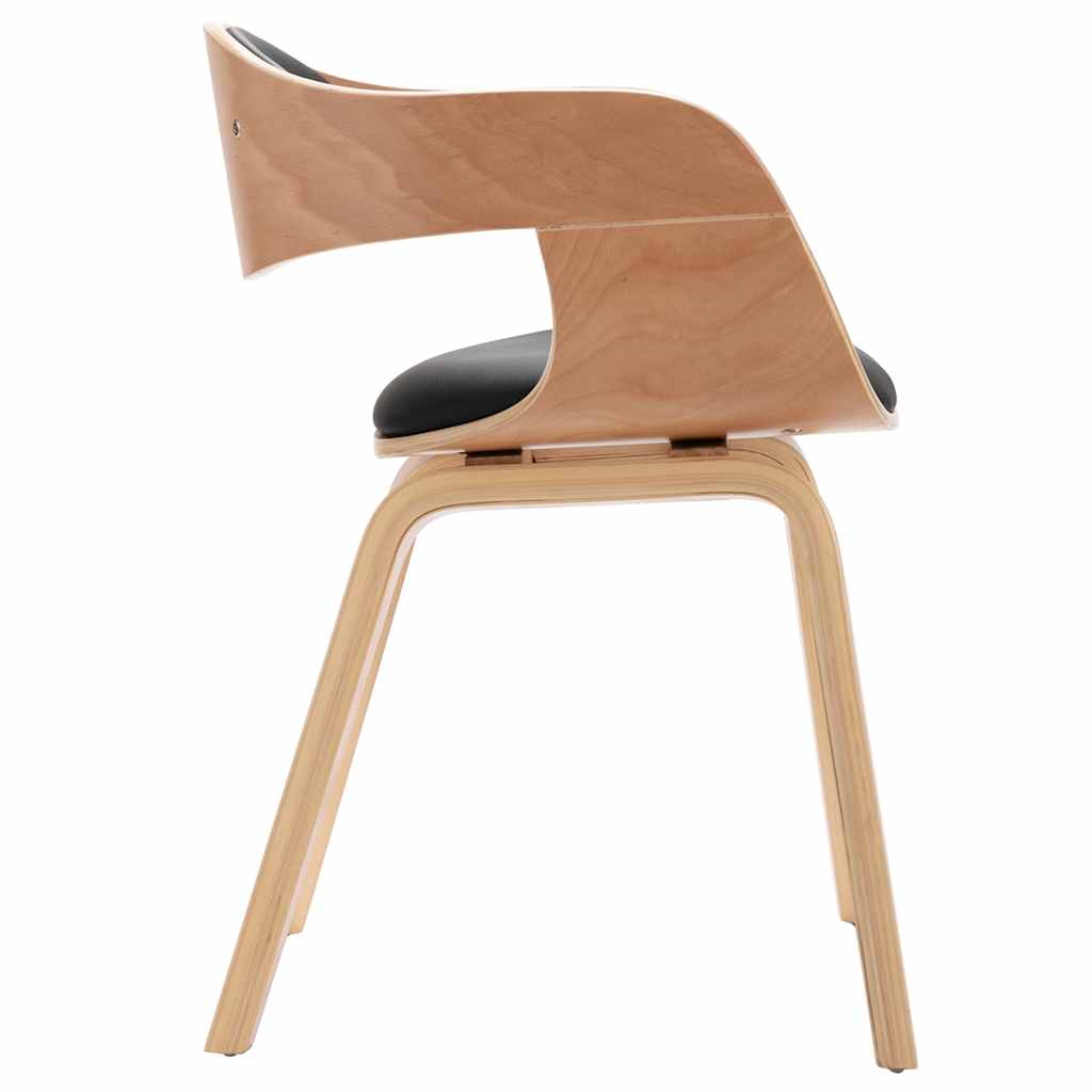 Sedie Da Pranzo 6 Pz In Legno Piegato E Similpelle - Image 4