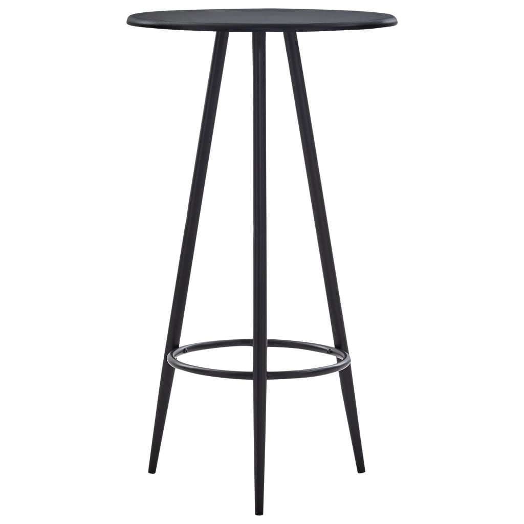Set Da Bar 3 Pz In Tessuto Nero