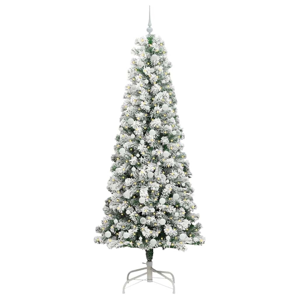 Albero Di Natale Artificiale Con Rami Pieghevoli 240 cm - Image 3