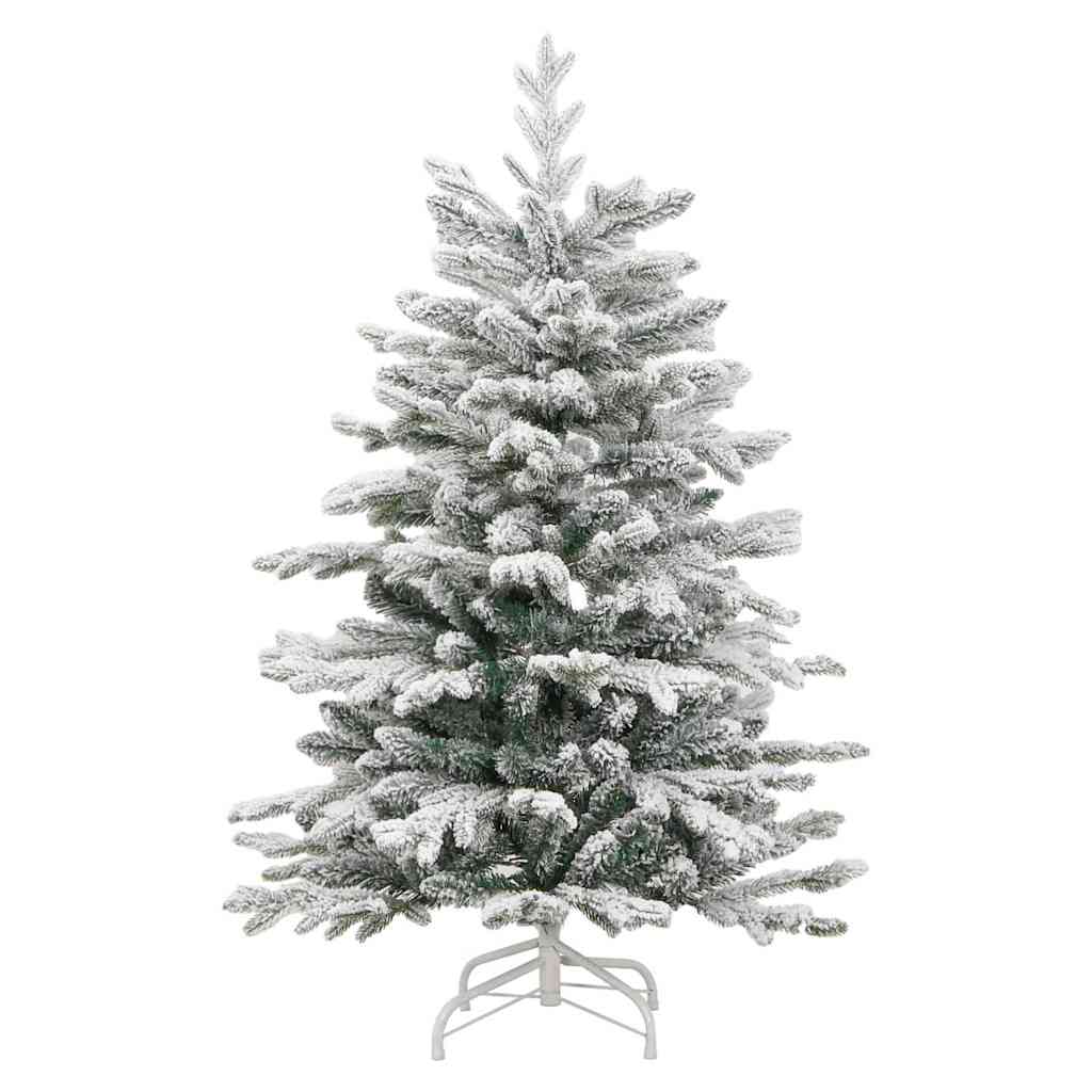 Albero Di Natale Artificiale Con Rami Pieghevoli Bianco 150 cm - Image 5