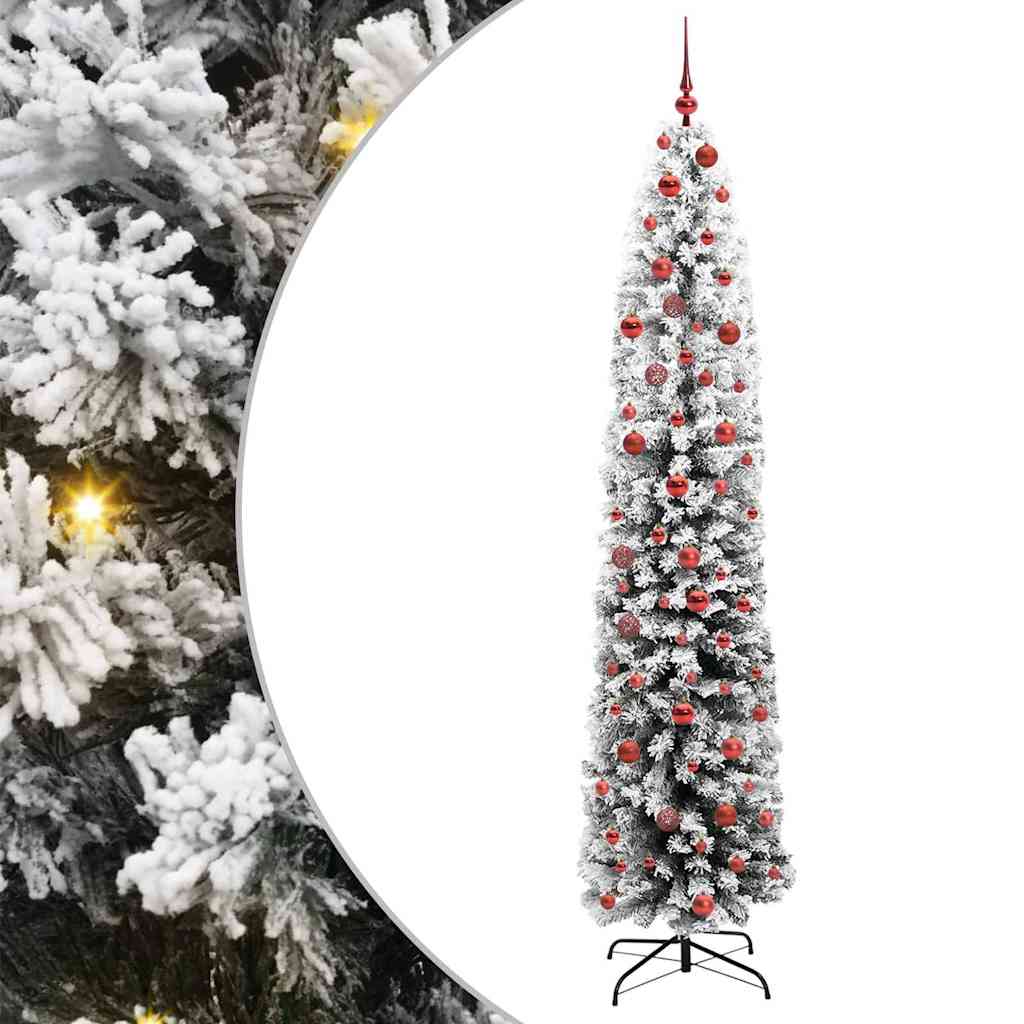Albero Di Natale Artificiale Con 300 Led Verde 210 cm
