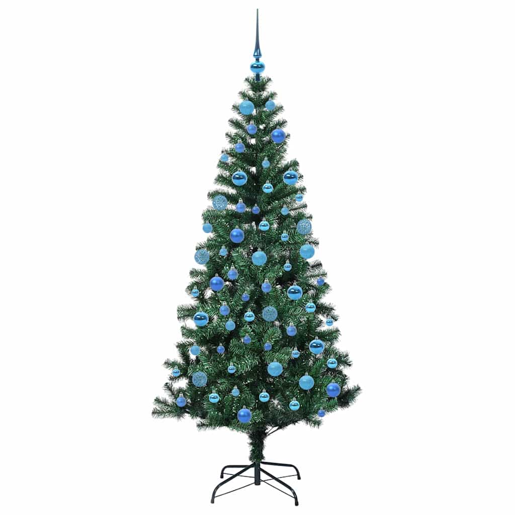 Albero Di Natale Artificiale Con Luci Integrate Verde 180 cm - Image 4