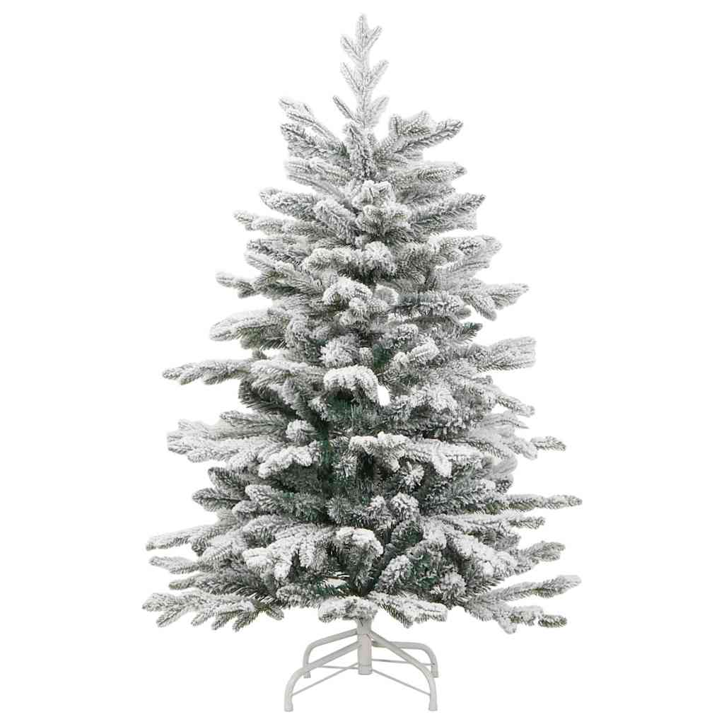 Albero Di Natale Artificiale Con Rami Pieghevoli Bianco 150 cm - Image 5