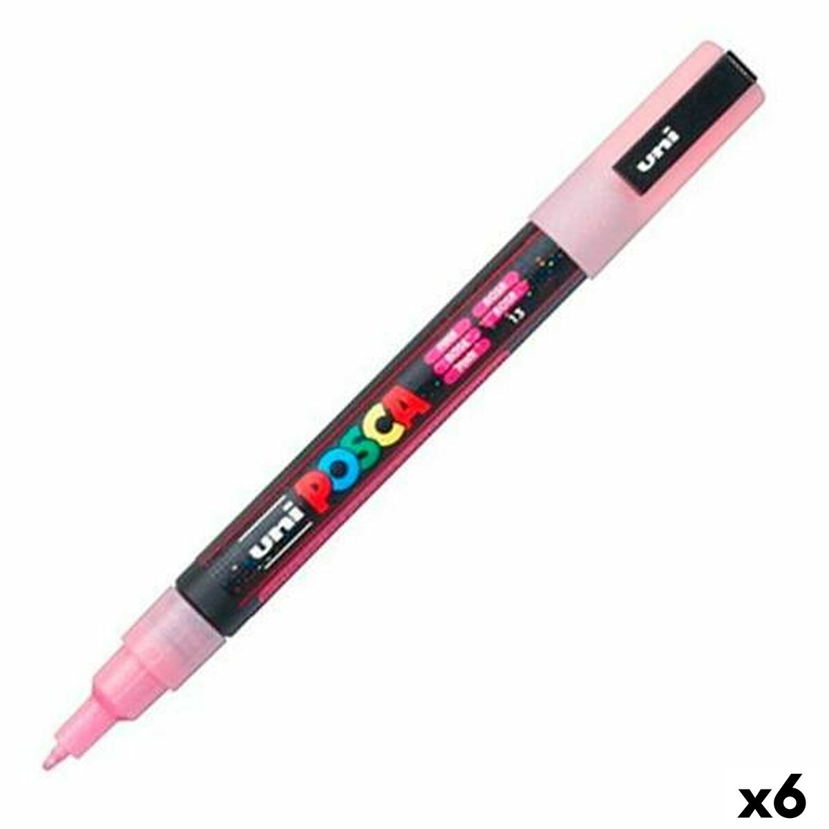 Pennarello Posca PC-3ml Rosa (6 Unità)