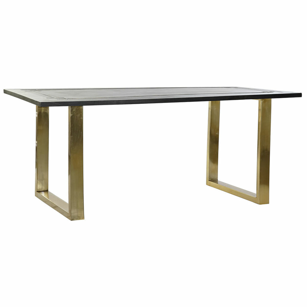 Tavolo Da Pranzo Dkd Home Decor 180 X 89 X 75 Cm Metallo Legno Di Mango