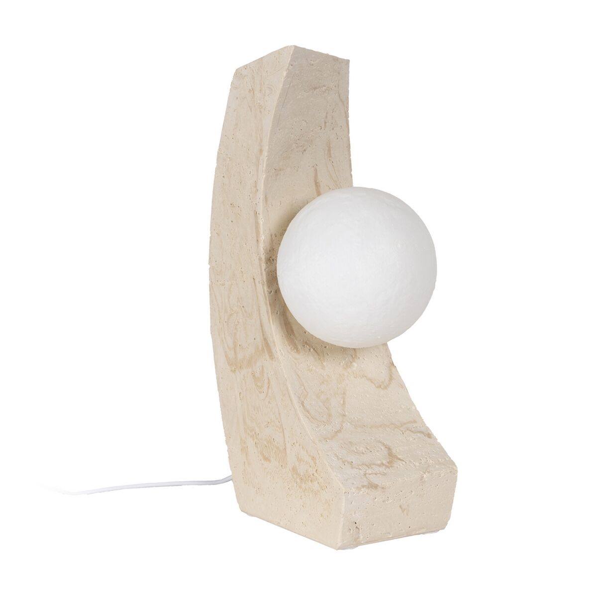 Lampada Da Tavolo Crema Poliresina 220-240 V 16,5 X 11,5 X 30 cm