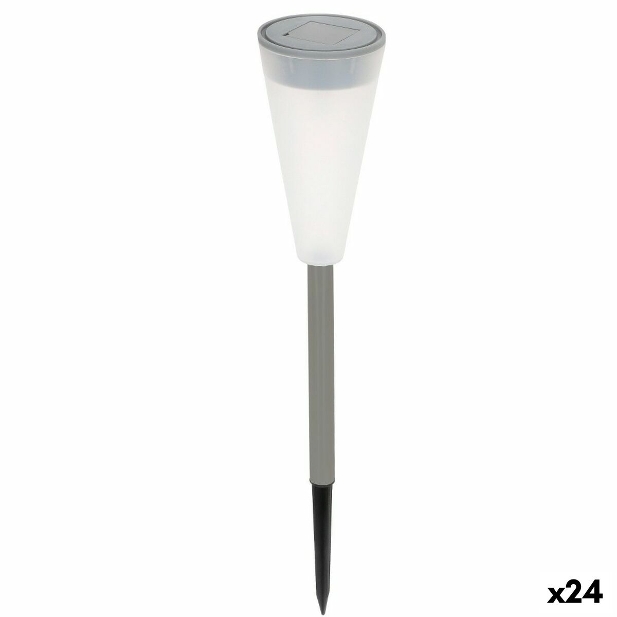 Picchetto Solare Da Giardino Aktive Plastica 6,7 X 39 X 6,7 Cm (24 Unità)