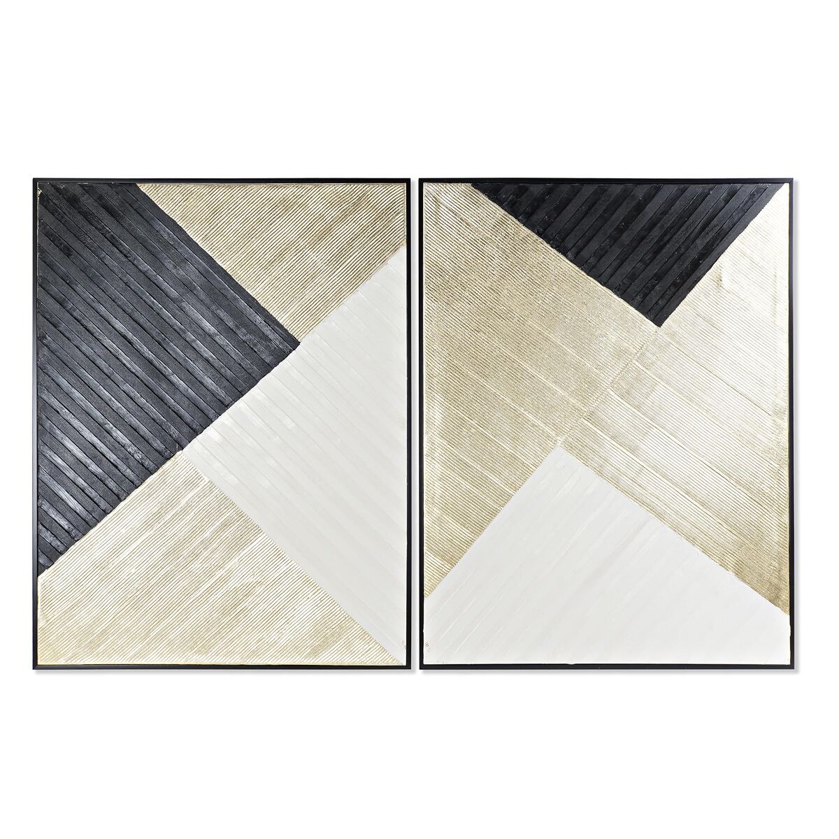 Tela Dkd Home Decor Moderno Geometrico (93 X 3,5 X 123 Cm) (2 Unità)