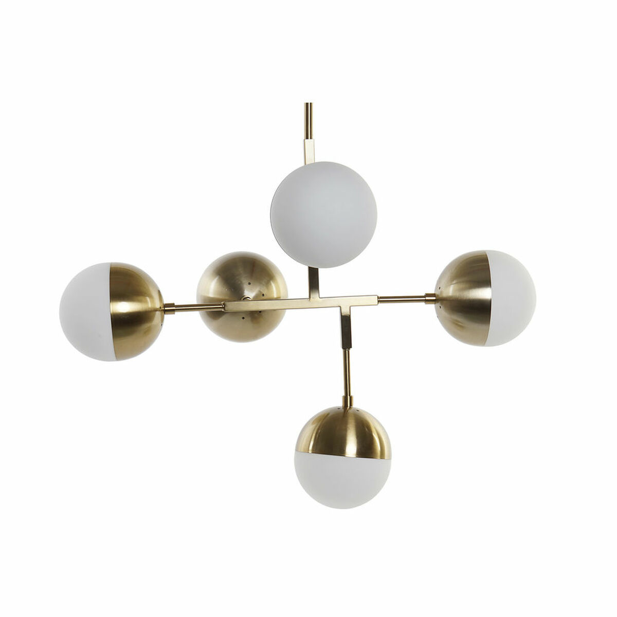 Lampadario Dkd Home Decor LA-164658 Cristallo Dorato Metallo (74 X 52 X 168 Cm)