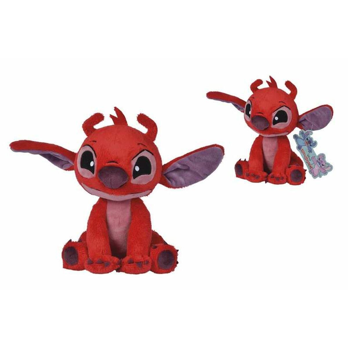 Peluche Stitch Leroy 25 Cm Rosso Multicolore