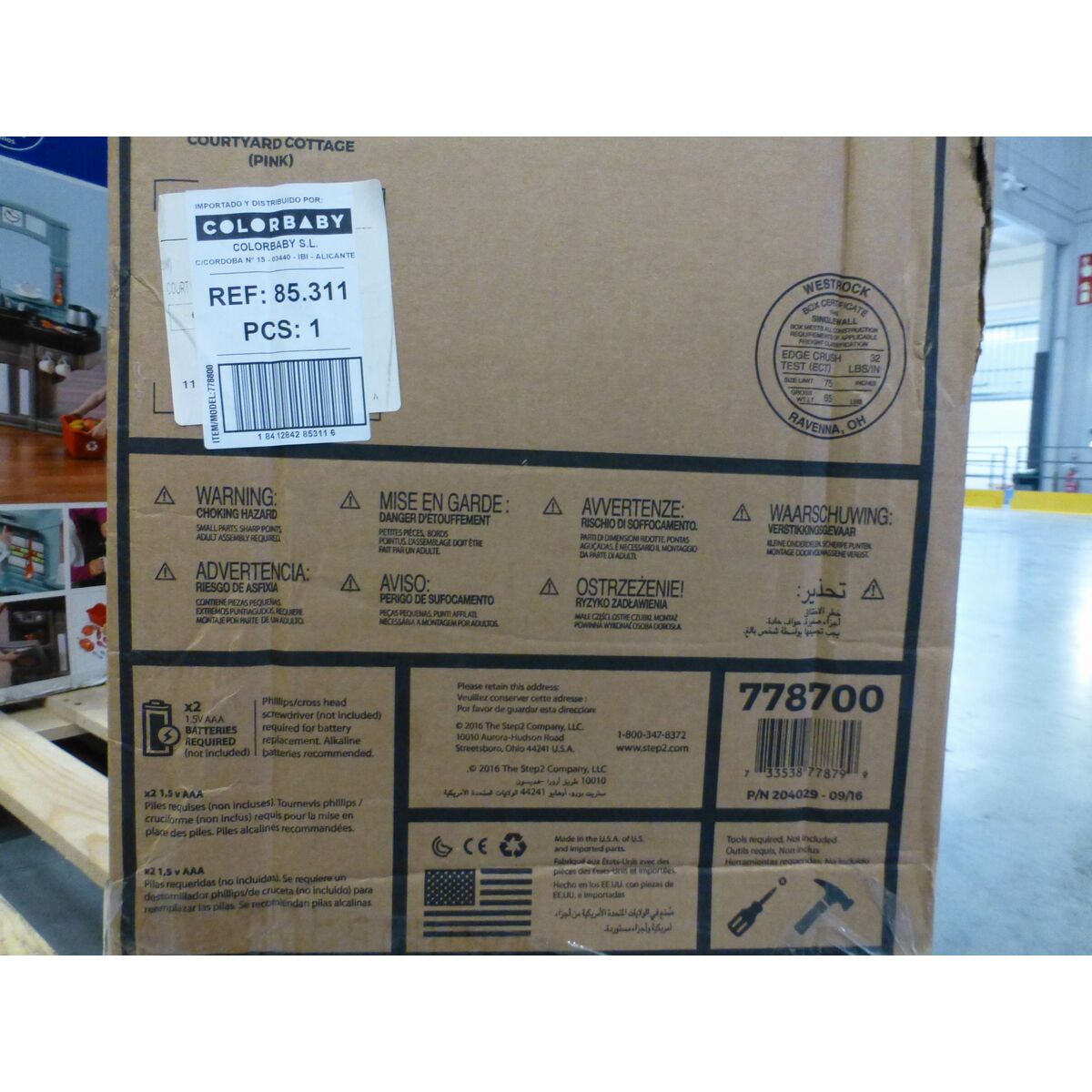 Casa Da Gioco Per Bambini Step 2 Courtyard Cottage 118 X 100 X 83 cm - Image 4