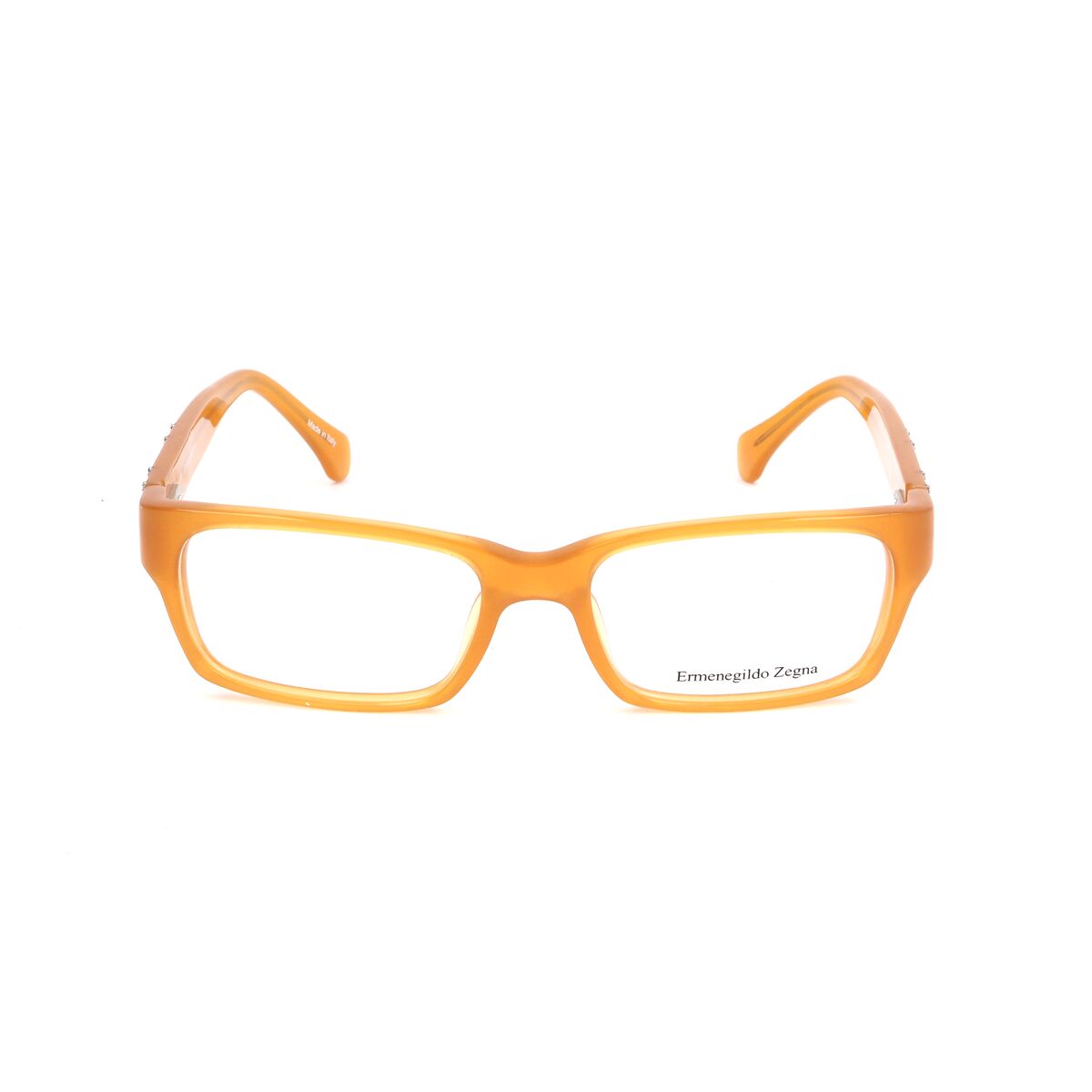 Montatura Per Occhiali Unisex Ermenegildo Zegna Vz3505-06ds Giallo Ø 52 mm