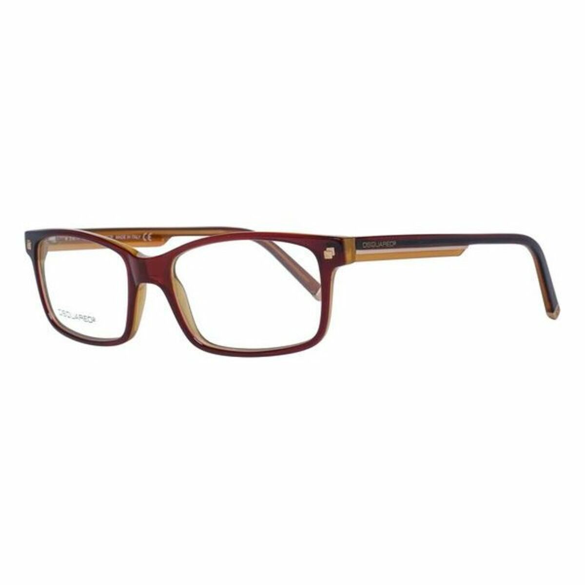 Montatura Per Occhiali Uomo Dsquared2 Dq5036 54071 Rosso Ø 54 mm