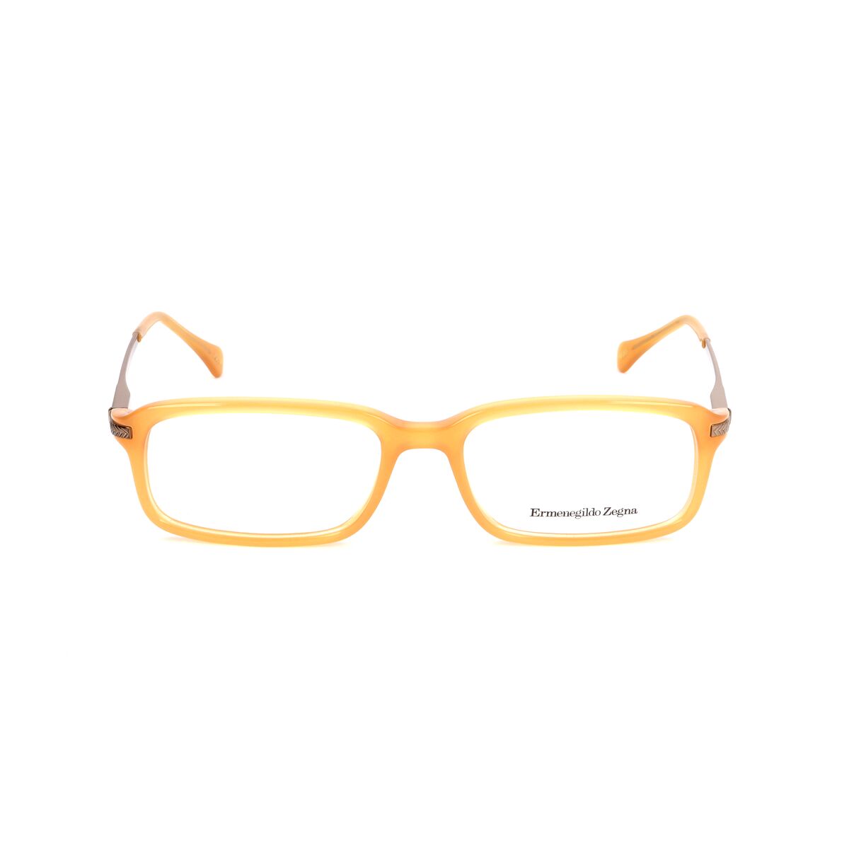 Montatura Per Occhiali Uomo Ermenegildo Zegna Vz3519-06ds Ø 53 Mm Giallo