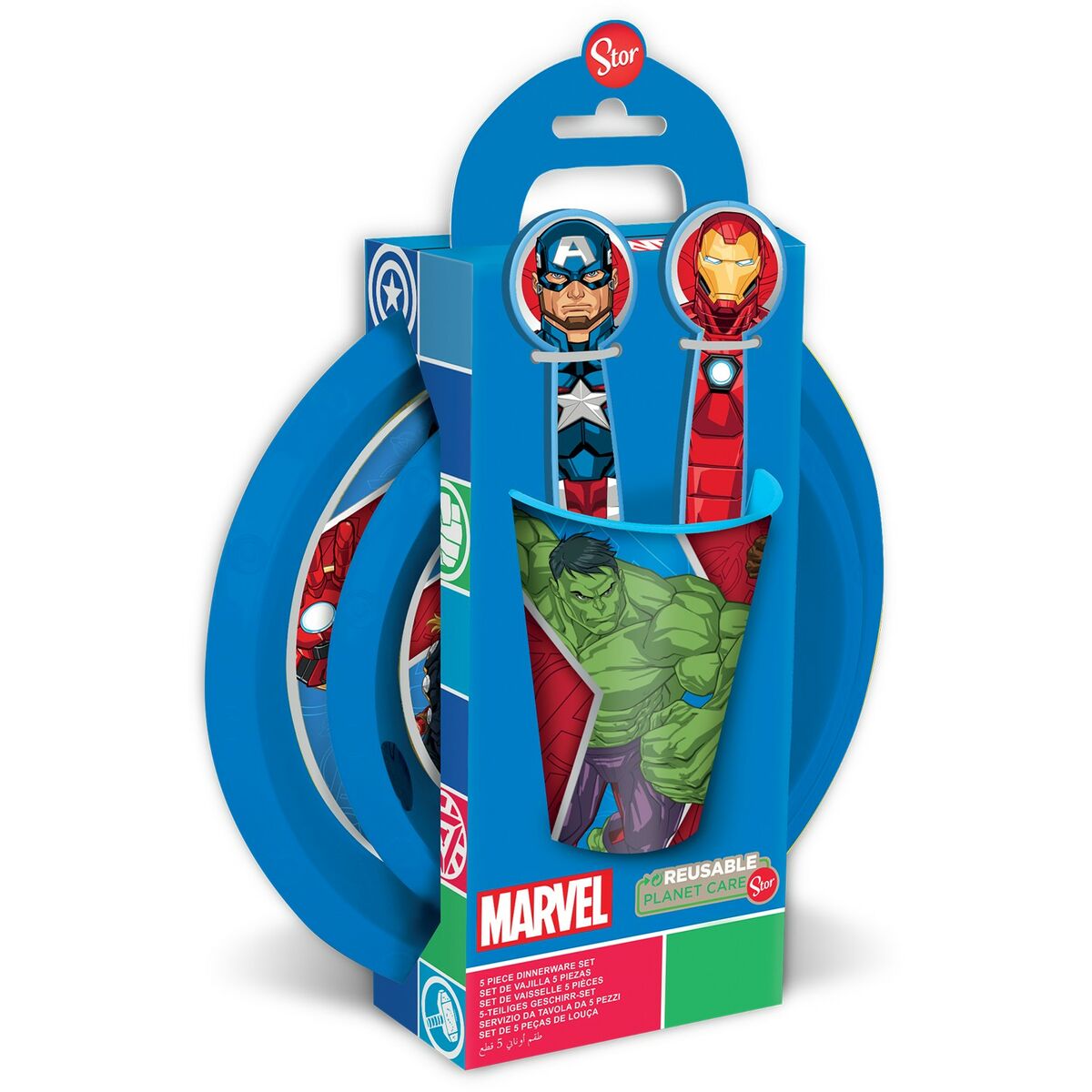 Set Di Accessori Per Bambini The Avengers Cz11309 Plastica (5 Pezzi)