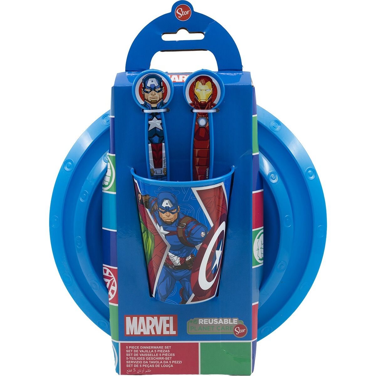 Set Di Accessori Per Bambini The Avengers Cz11309 Plastica (5 Pezzi) - Image 3