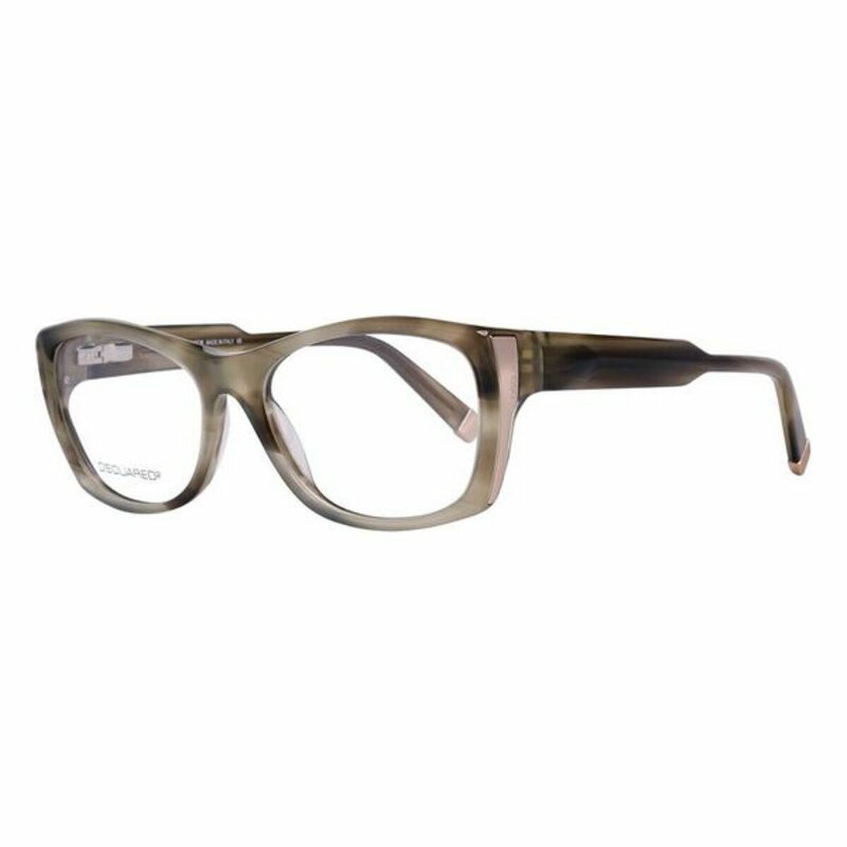 Montatura Per Occhiali Uomo Dsquared2 Dq5077 098 -54 -16 -135 Marrone Ø 54 mm