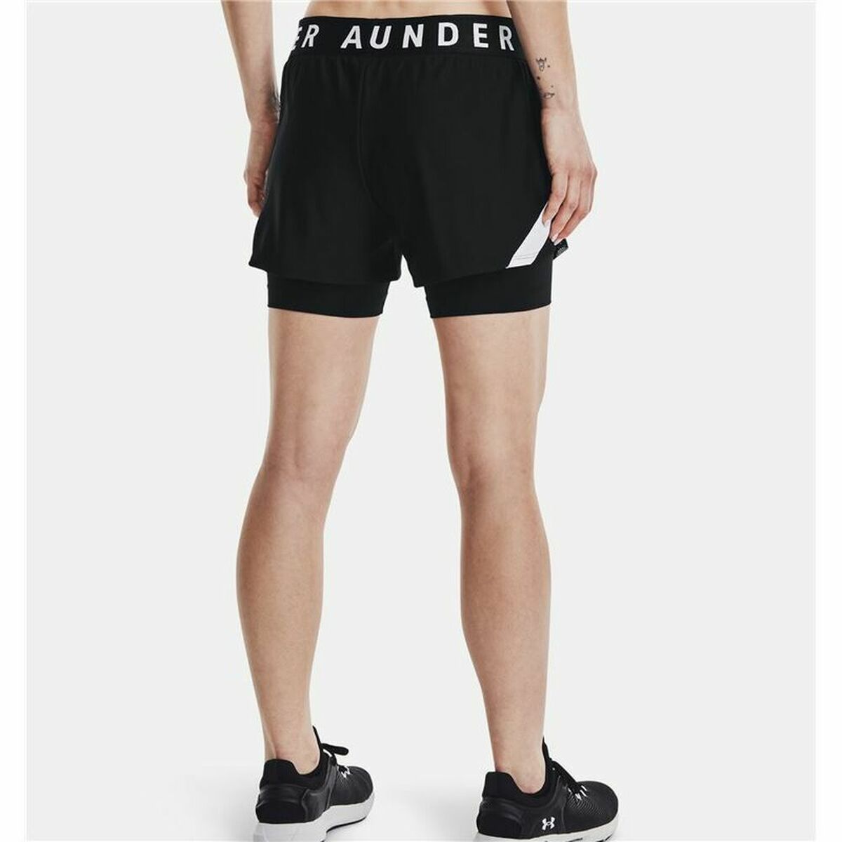Pantaloncini Sportivi Da Donna Under Armour Play Up 2 In 1 Taglia:xs - Image 4