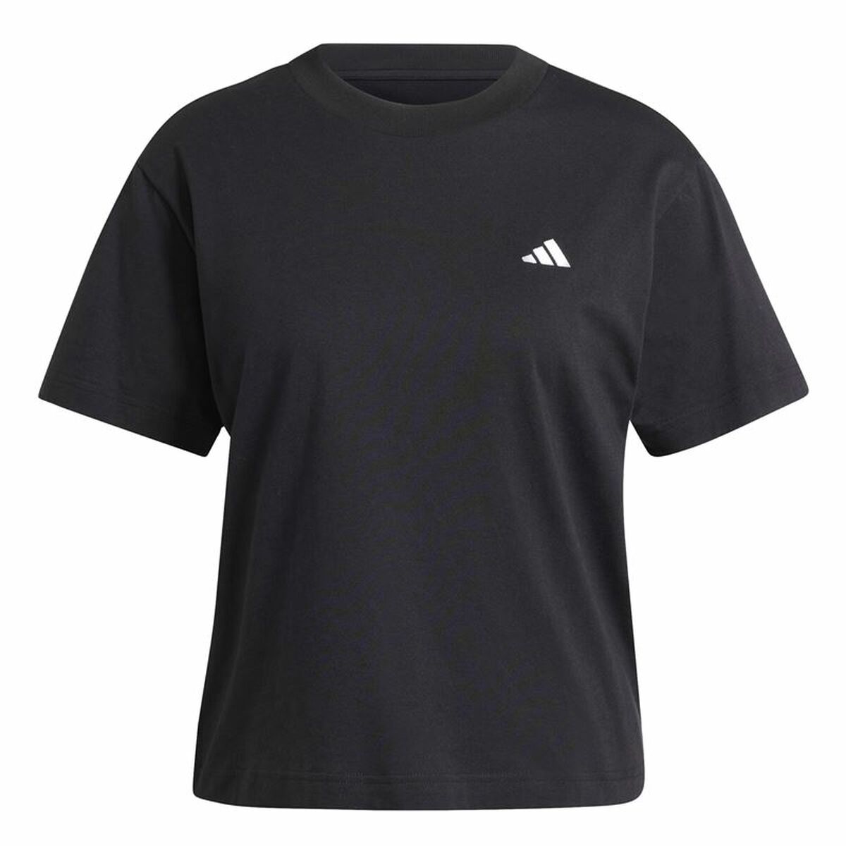 Maglia A Maniche Corte Donna Adidas Essentials Nero Taglia:s