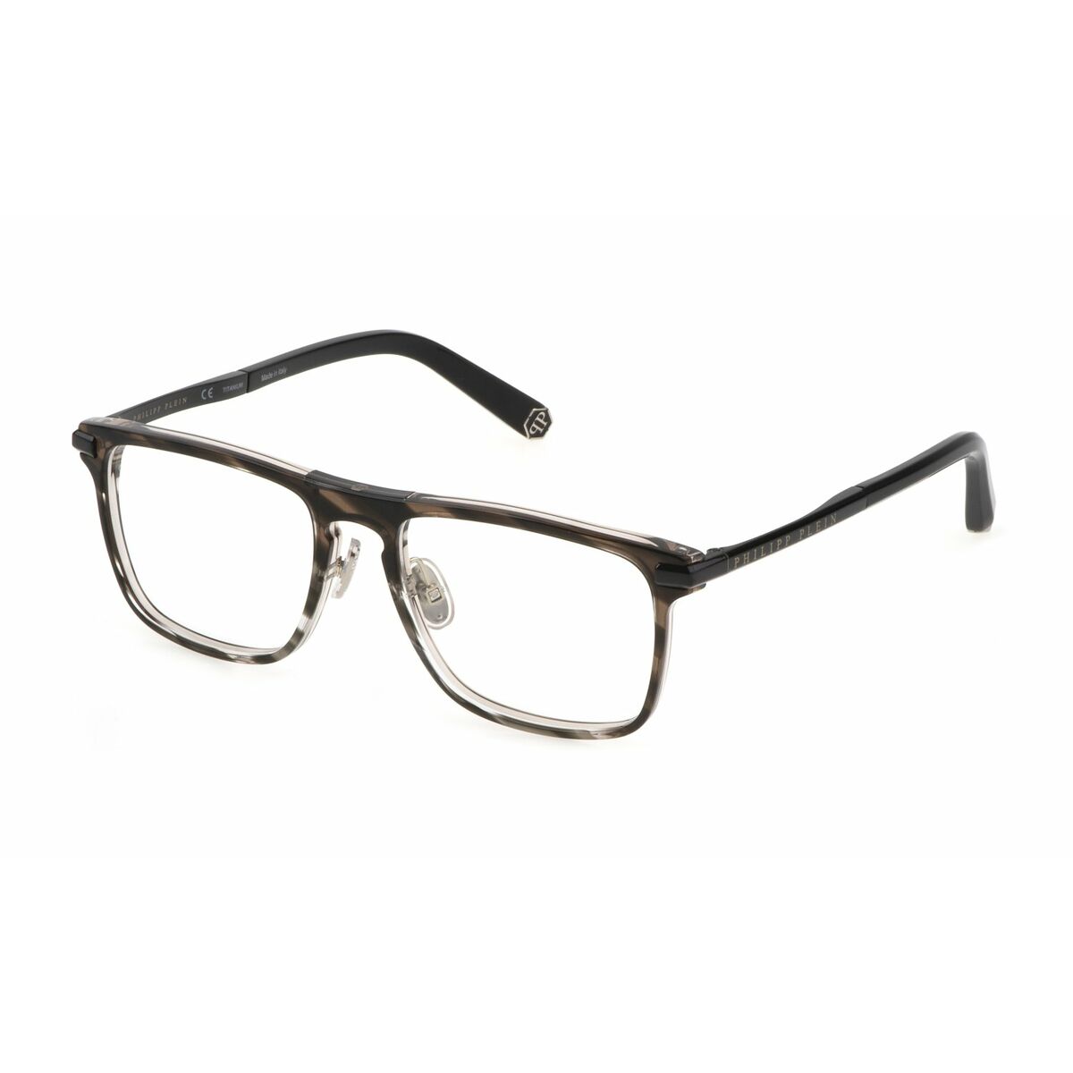 Montatura Per Occhiali Uomo Philipp Plein Vpp019M-530xaS-21g Grigio Ø 53 mm