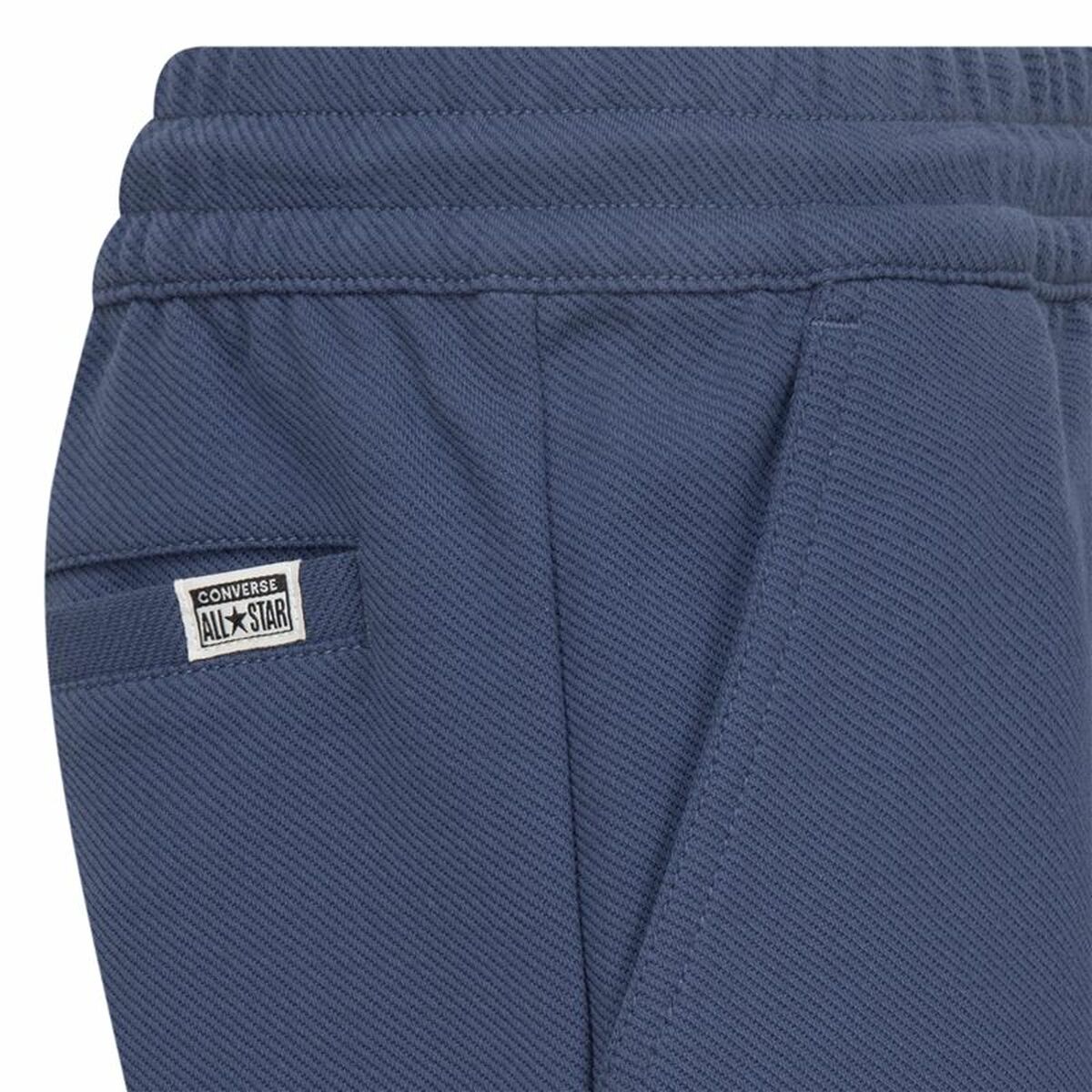 Shorts Per Bambini Converse Lifestyle Knitxtured Azzurro Taglia:13-15 Anni - Image 5