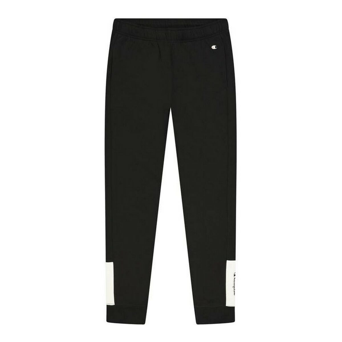 Pantalone Lungo Sportivo Champion  Rib Cuff Nero Uomo Taglia:m