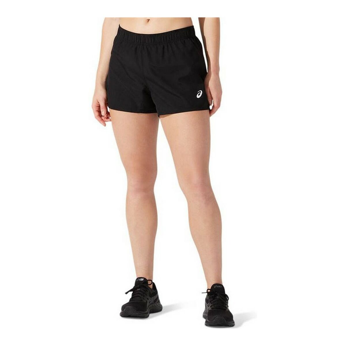 Pantaloncino Sportivo Asics 4in Nero Donna Taglia:s