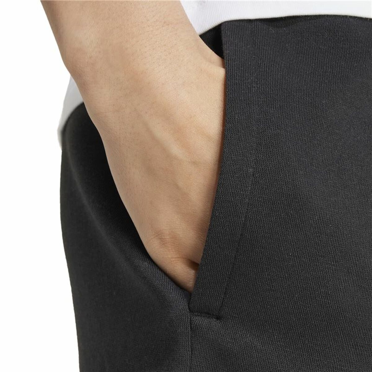 Pantaloncino Sportivo Adidas Essentials Small Logo Fleece Shorts Nero Taglia:m - Image 6