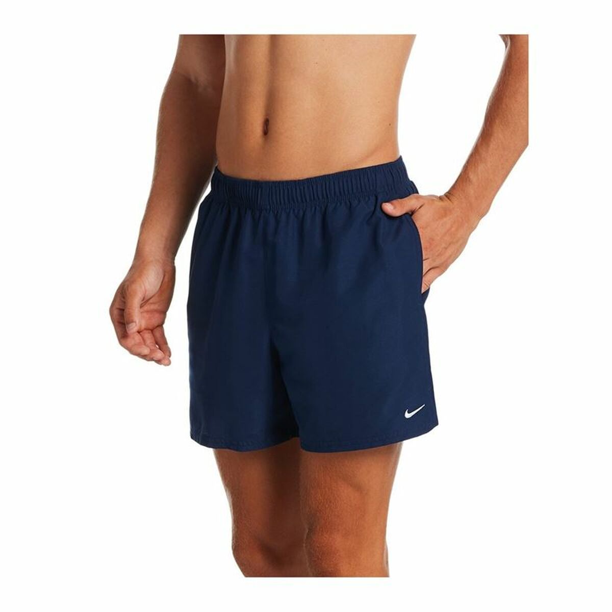 Costume Da Bagno Uomo Nike 5" Volley Short Azzurro Blu Scuro Taglia:xl