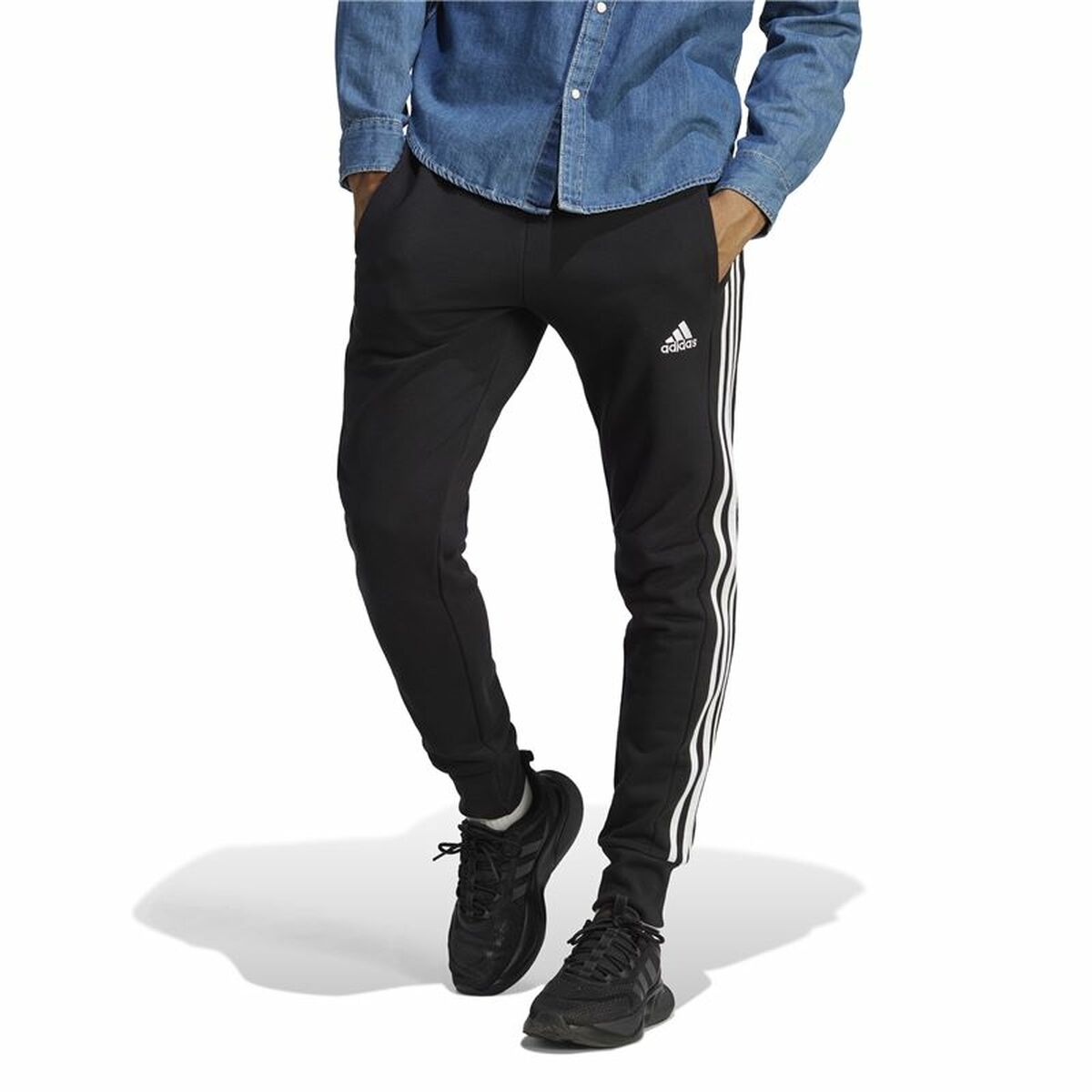 Pantalone Lungo Sportivo Adidas Nero Uomo Taglia:xs - Image 3