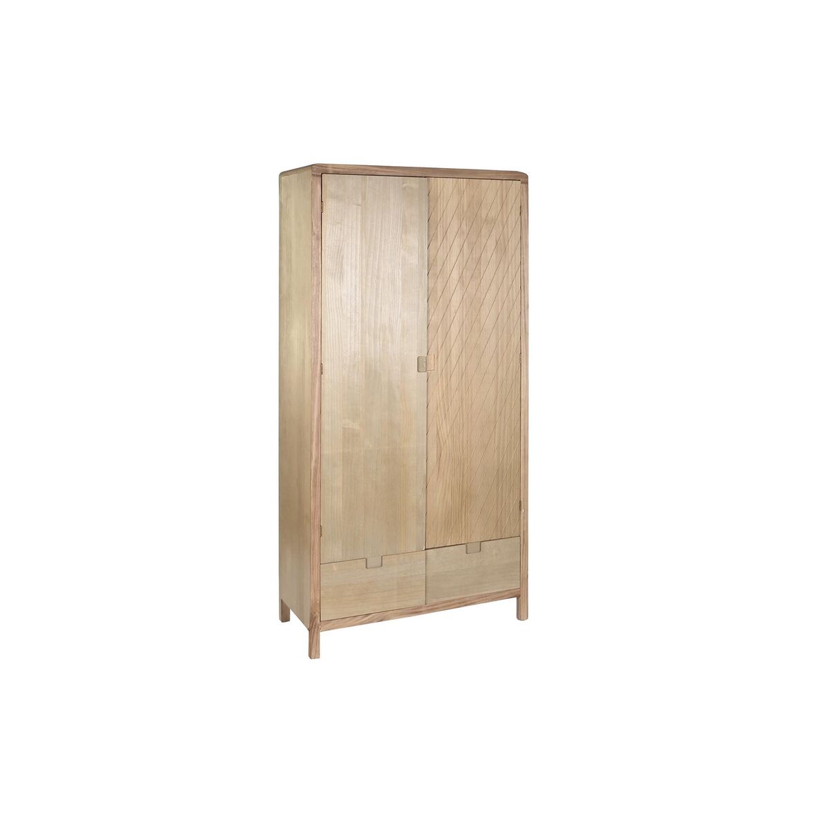 Armadio Guardaroba Dkd Home Decor Naturale Pino Legno Mdf 90 X 40 X 180 cm