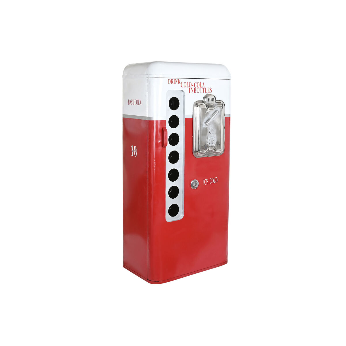 Portabottiglie Dkd Home Decor 70 X 44 X 151 Cm Rosso Bianco Ferro