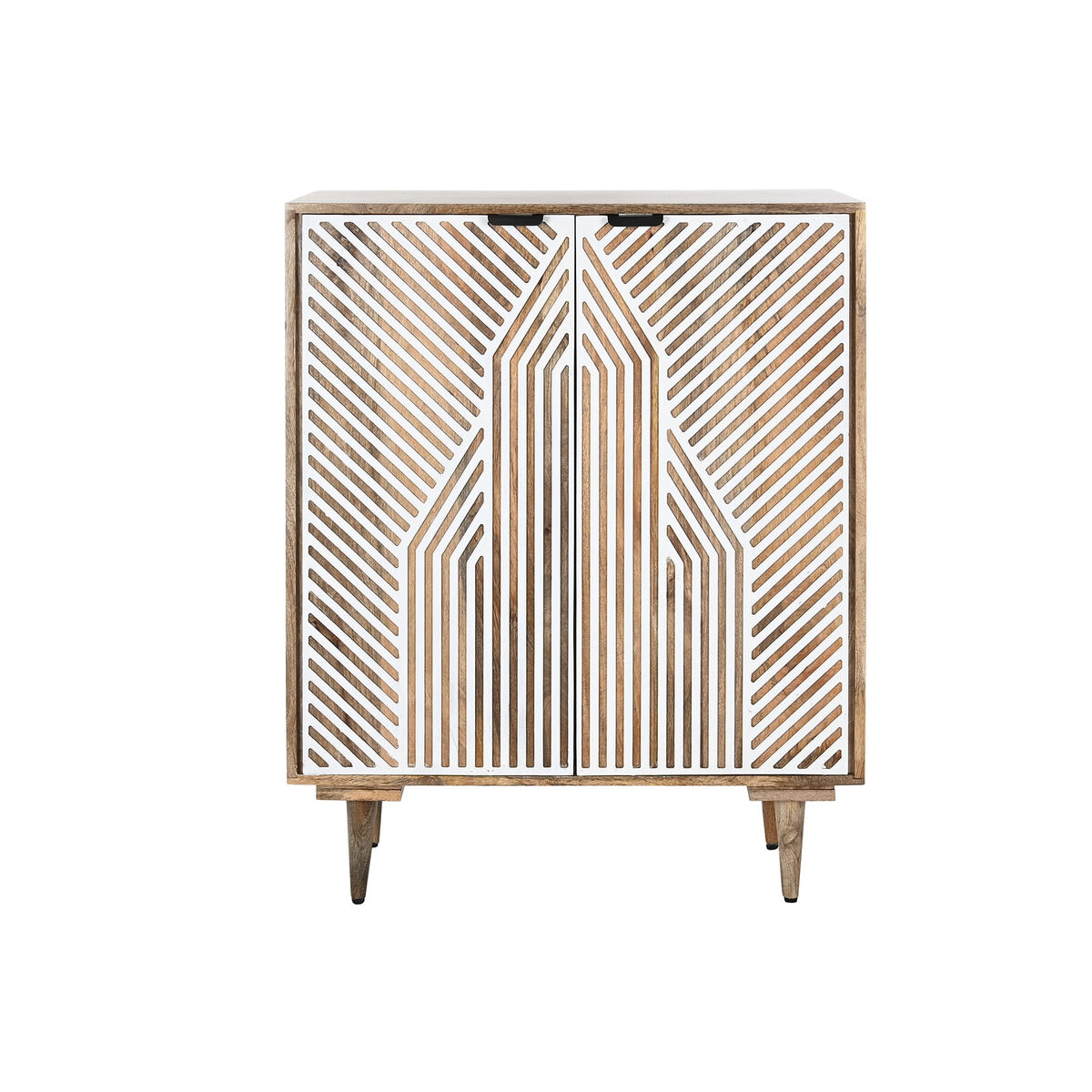 Portabottiglie Home Esprit Bianco Legno Di Mango 84 X 41 X 108 cm