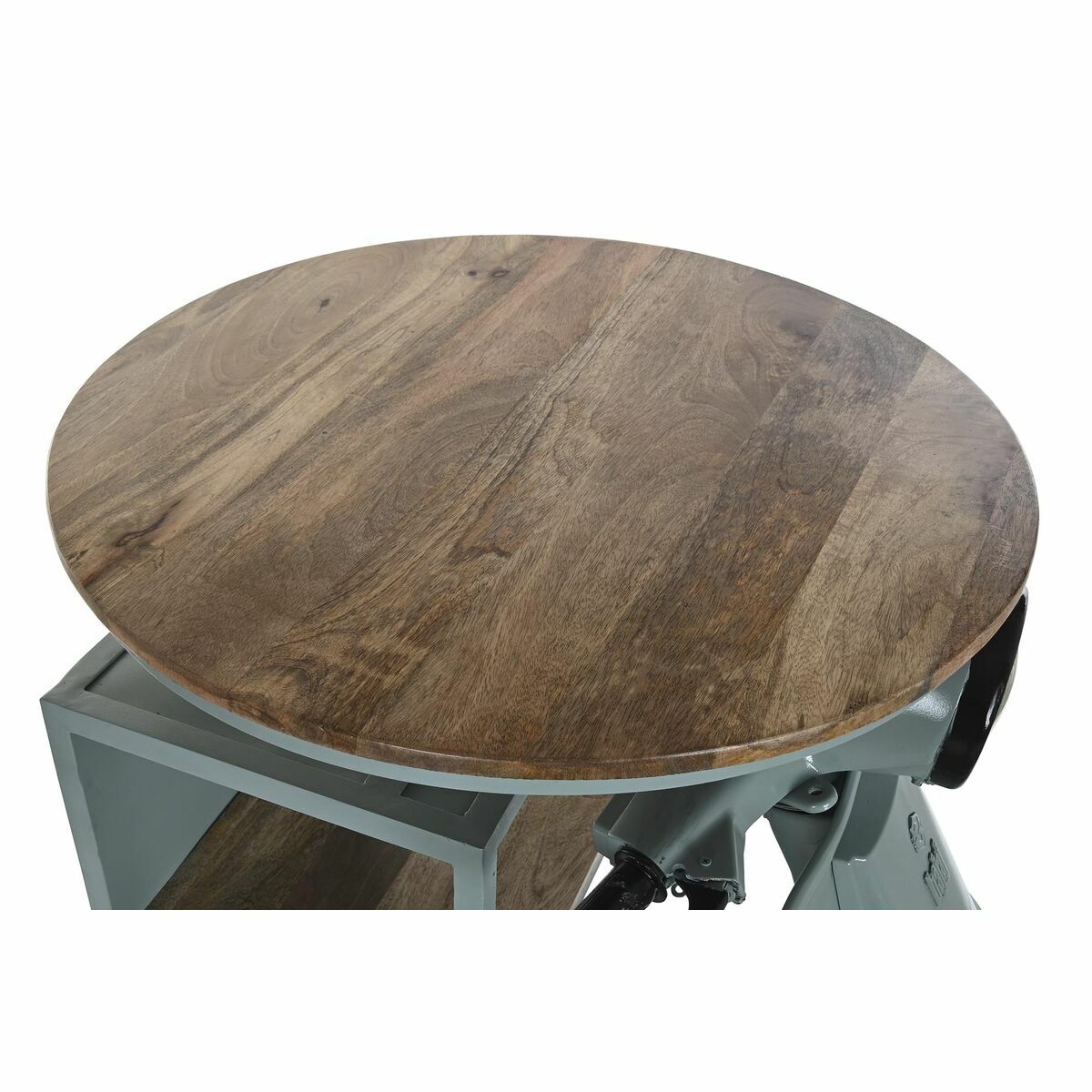Tavolo Dkd Home Decor Azzurro Marrone Verde Ferro Legno Di Mango 116 X 72 X 110 cm