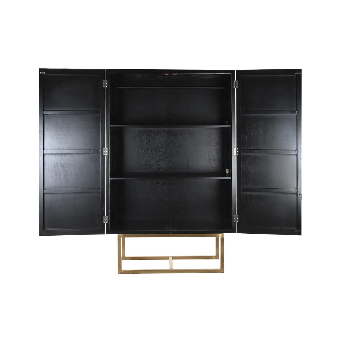 Armadio Dkd Home Decor 110 X 50 X 180 Cm Nero Metallo Pioppo - Image 3